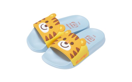 キッズ シャワー サンダル【サイズ選択可】 子供 こども かわいい 夏 海 ビーチ スケーター skater  トラ とら チアフル タイガー 動物 男の子 男子【プール 海水浴 子ども キャラクター】 奈良県 奈良市 なら 