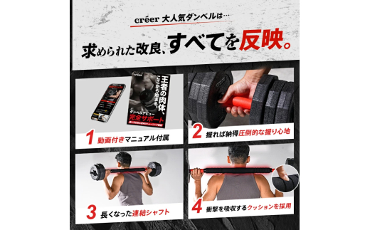 13-028　ダンベル 10kg×2 10kg×2セット：13,000円