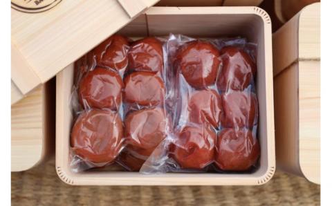 日本唯一！烏梅職人手づくり 吉野檜箱入り梅干しと烏梅セット