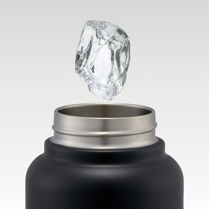 スクリューハンドル付きマグボトル1000ml 水筒 保温保冷「ブラック」 〈スケーター株式会社〉 チタン製 マグボトル 洗いやすい アウトドア 直飲み 奈良県 奈良市 なら 11-015 STSC10_4973307579264