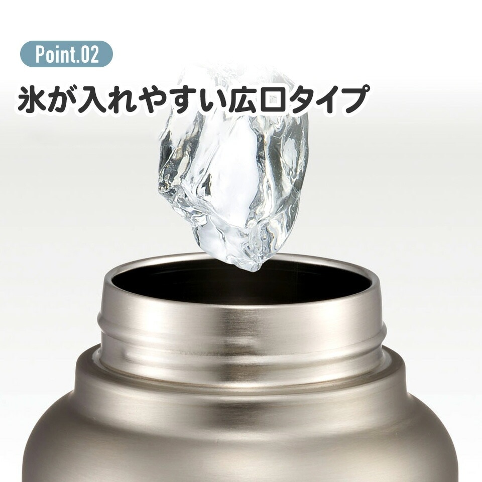 ハンドル付ワンプッシュダイレクトボトル 1000ml 保冷専用シルバー STD10H_4973307596742 スケーター株式会社 奈良県 奈良市 なら 11-026