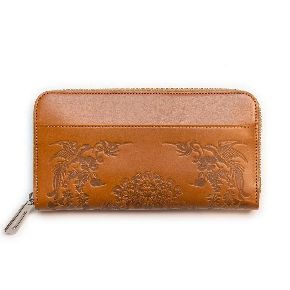 正倉院文様革財布 あをによし HARUHINO 奈良県 奈良市 なら 170-002