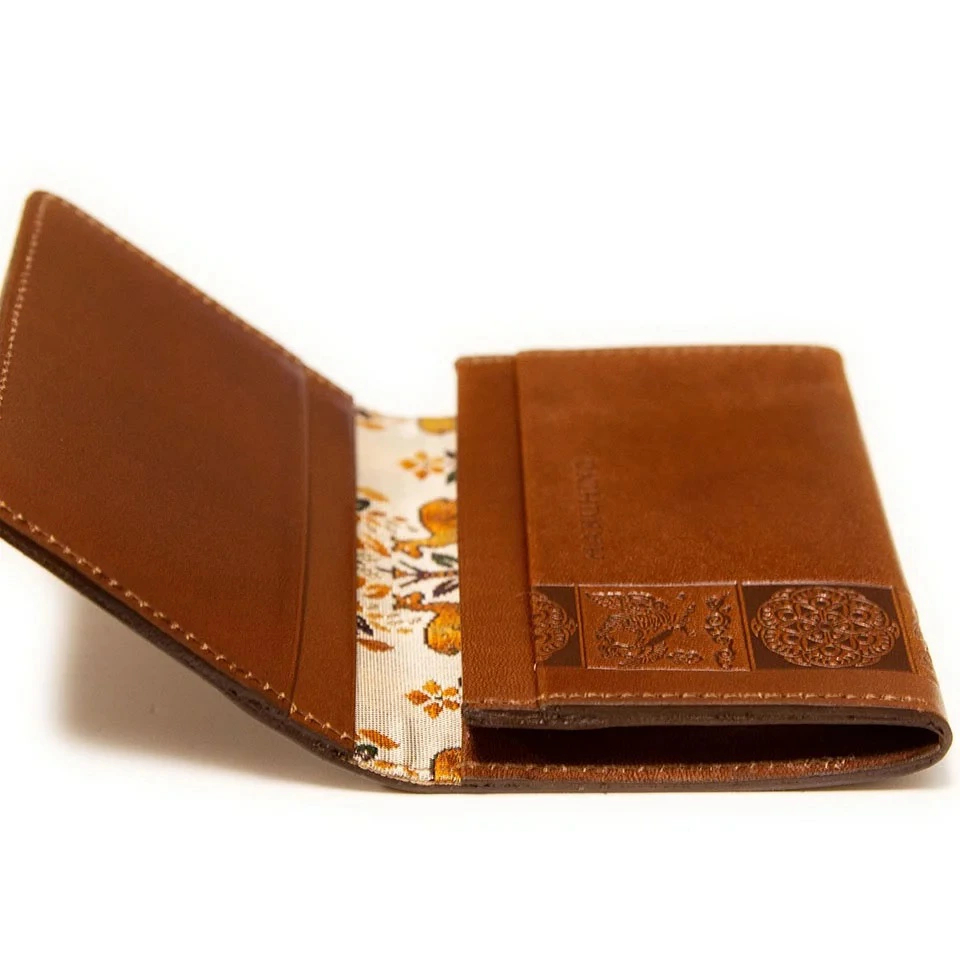 正倉院文様本革名刺入れ 文様2 HARUHINO 奈良県 奈良市 なら 33-003