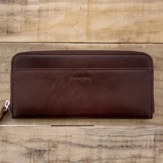 本革ラウンド財布 HARUHINO 奈良県 奈良市 なら 45-013