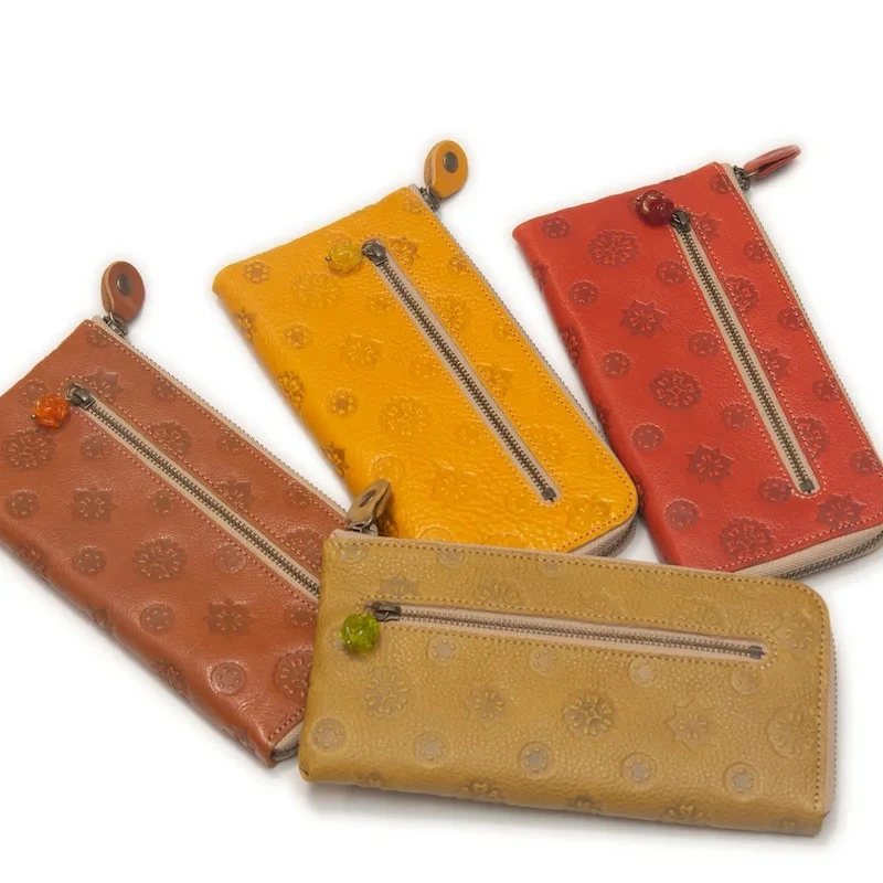 正倉院文様L型財布 正倉院玉付き HARUHINO 奈良県 奈良市 なら 55-015