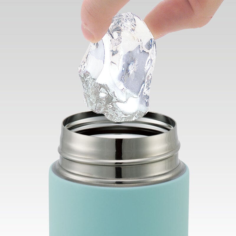 水筒 マグボトル ボトル [超軽量コンパクトステンレスマグボトル] 350ml アクア ステンレス 保温 保冷 持ちやすい 錆びにくい 誕生日 プレゼント ギフト 洗いやすい 水色 直飲み 軽量 おしゃれ (スケーター株式会社) 奈良県 奈良市 なら 9-044