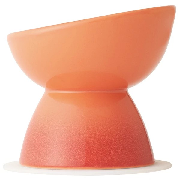 ペット用食器 『 小型犬用食器 オレンジ 』(スケーター株式会社) フードボウル 犬用食器 ペット用 犬 食器 餌 餌入れ えさ入れ ペットフード入れ 小型犬 白 マット付 536274 奈良県 奈良市 なら 9-051