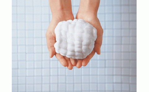 23-004 白雪ふきんスクワラン湯上りたおる（ピンク・ブルーセット）