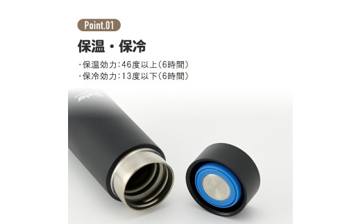 チタン製マグボトル 200ml 水筒 保温保冷「ホワイト」 〈スケーター株式会社〉 チタン製 マグボトル 洗いやすい アウトドア 直飲み 小さめ 軽量 200ミリリットル 奈良県 奈良市 なら 22-008　56321-8-TMB2