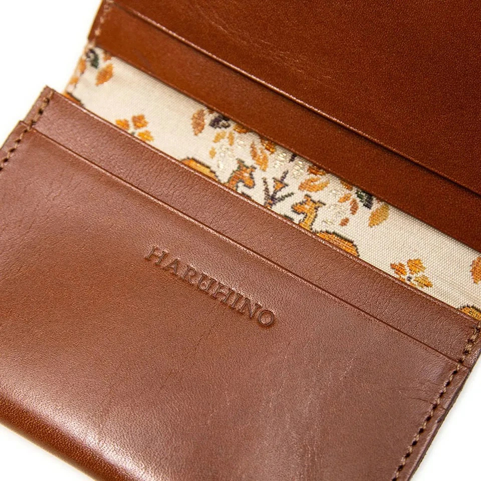 正倉院文様本革名刺入れ 文様1 HARUHINO 奈良県 奈良市 なら 33-002