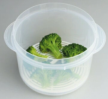 ご飯調理容器 ２合炊き 計量カップ付き しゃもじ付き 電子レンジ 調理 スノコ付き キッチン 調理用品 電子レンジ調理器 蒸し料理 蒸し野菜 お弁当＜スケーター株式会社＞ 123658 奈良県 奈良市 なら 6-063