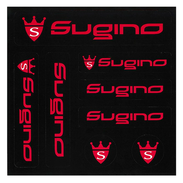 Sugino Sticker Sheet Clear＆Black ステッカー クリア ブラック 株式会社スギノエンジニアリング 奈良県 奈良市 なら 8-045