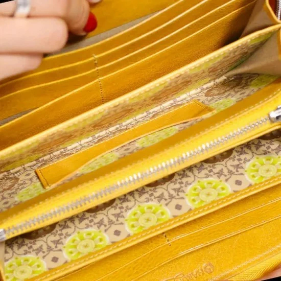 正倉院文様革財布 ちはやふる HARUHINO 奈良県 奈良市 なら 120-004