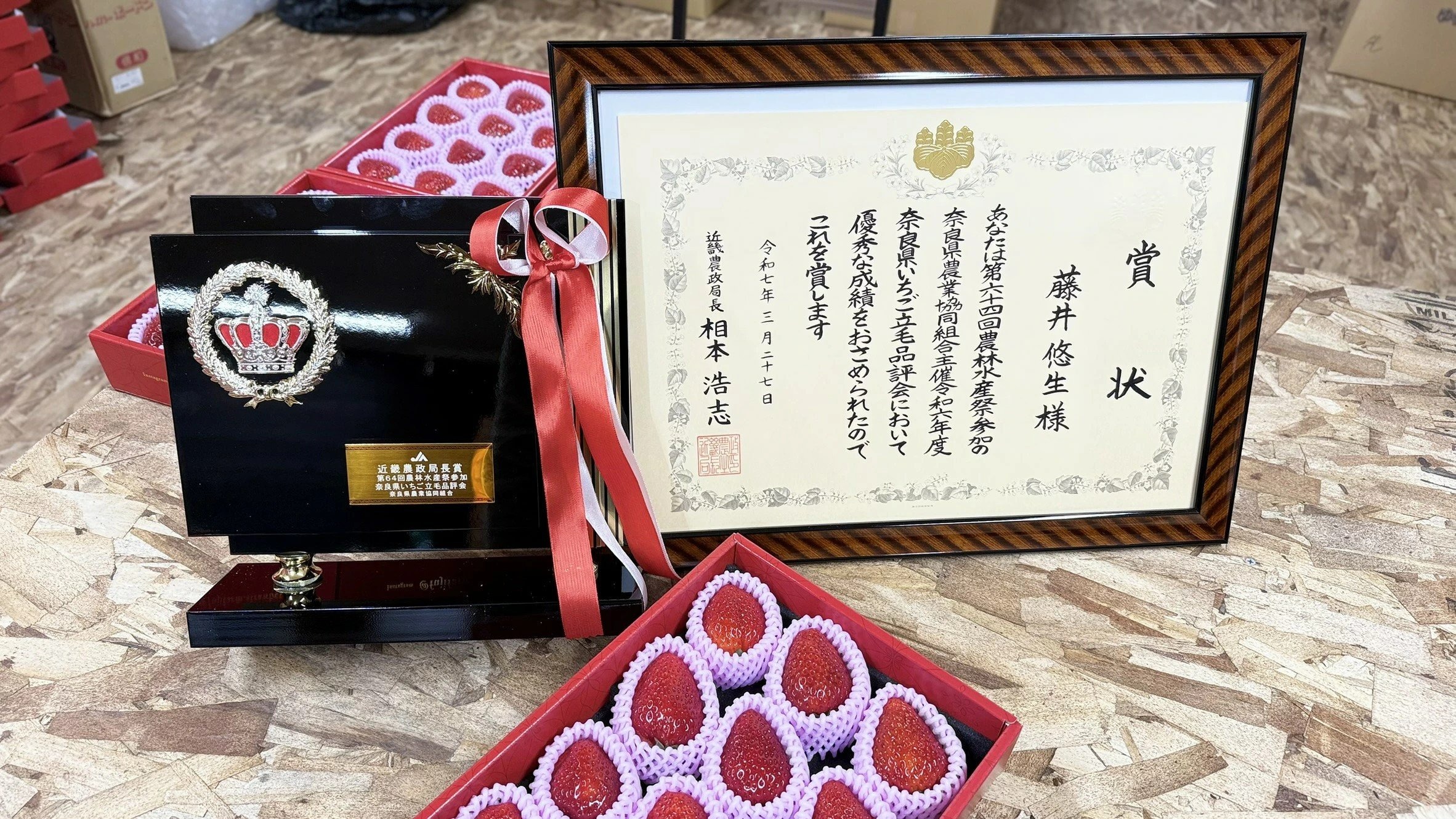 【2026年1月以降発送】 いちご（古都華）藤井農園特選大粒古都華600g×1ケース（数量限定 予約販売）奈良県 奈良市 なら 25-037