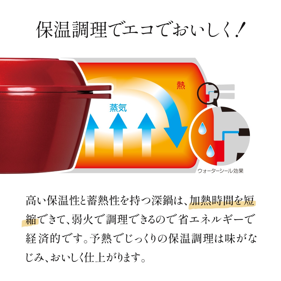 水なし万能鍋 水無万能鍋 無水鍋 IH対応 ホーロー製 軽量 グルメレシピ付 ダイヤモンドコーティング 鍋セット〈スケーター株式会社〉 28935-4-ANWP1 奈良県 奈良市 なら 30-047