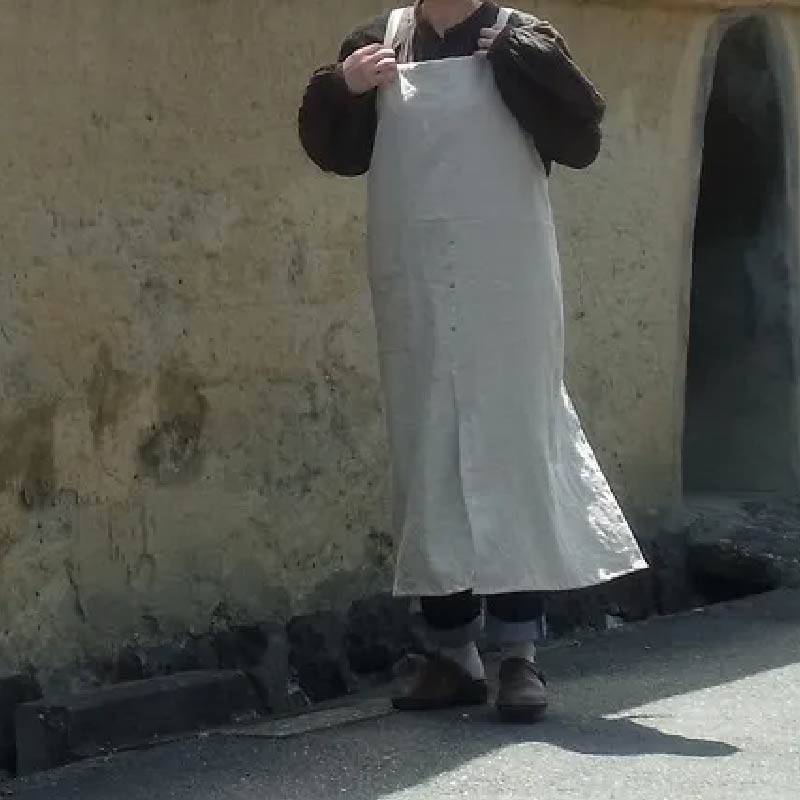 すりっとエプロン・long Fu-ra 【カラー：生成り】奈良県 奈良市 なら 33-010