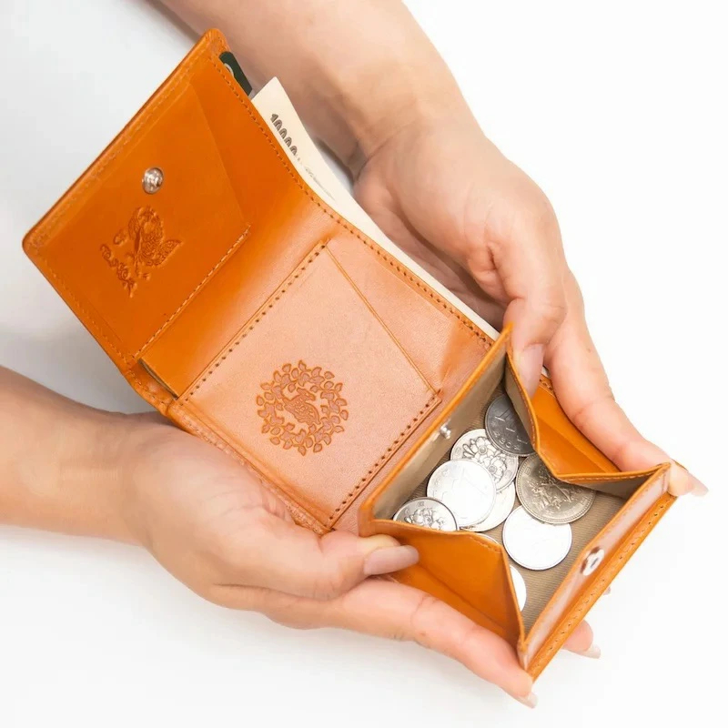 正倉院文様三つ折りコンパクト財布 HARUHINO 奈良県 奈良市 なら 72-001