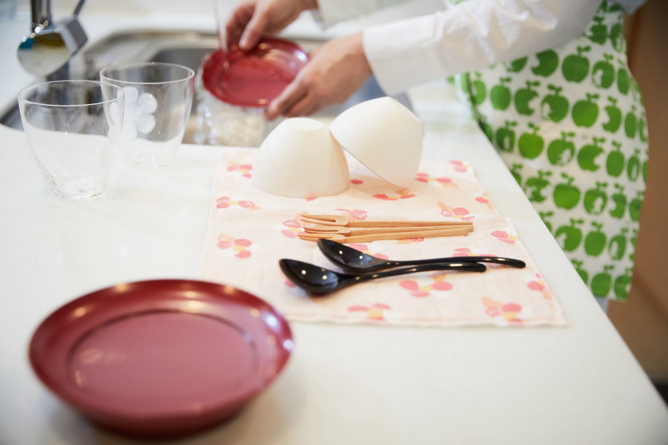 60-004 白雪ふきん友禅染50枚入り+白雪ふきん2枚ジャンボセット