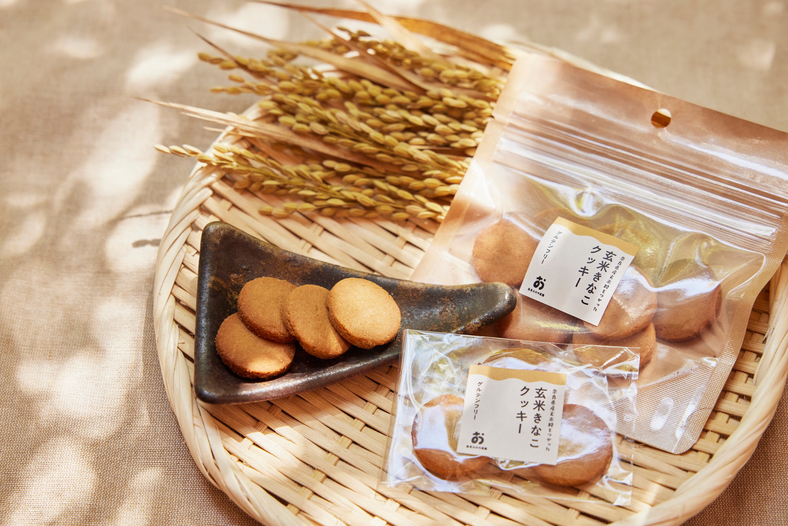 定期 食べ比べ「古都華いちご＆玄米きな粉のクッキー」40枚入2種 毎月×8回コース 奈良おおの農園 奈良県 奈良市 なら T-57