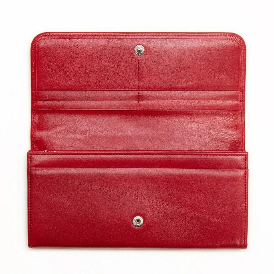 正倉院文様革財布 フラップタイプ HARUHINO 奈良県 奈良市 なら 120-005