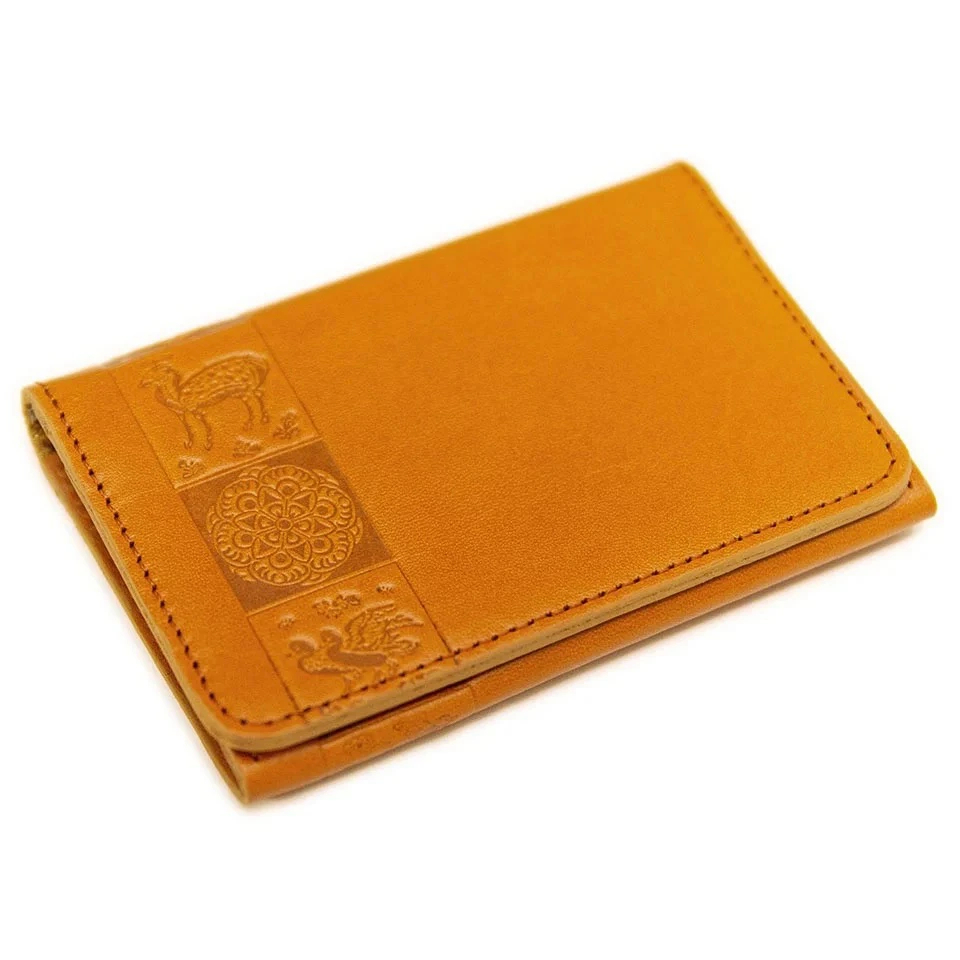 正倉院文様本革名刺入れ 文様2 HARUHINO 奈良県 奈良市 なら 33-003