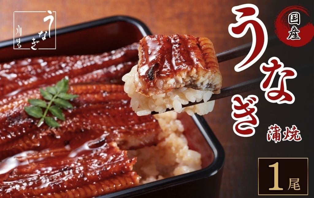 国産 うなぎの蒲焼 【1尾】 たれ付き 鰻 うなぎ 丑の日 魚 魚介 海鮮 肉厚 ジューシー かば焼き 蒲焼き うな重 ひつまぶし うな丼 どんぶり ごはん お米 年末年始 お取り寄せ ギフト プレゼント 贈り物 ご褒美 うなぎ川はら 奈良県 奈良市 なら 12-170