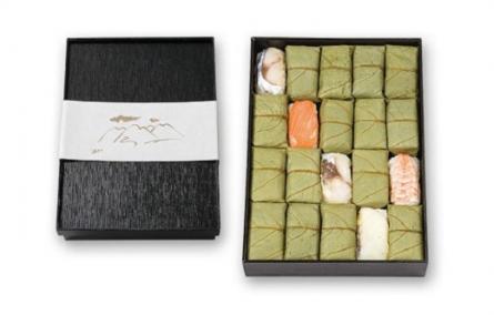 柿の葉寿司 5色 20個入 株式会社中谷本舗 ゐざさ なら 奈良 名物 郷土料理 和食 寿司 柿の葉ずし 鯖 鮭 アジ あじ 鰺 海老 鯛 詰め合わせ お土産 贈り物 ギフト 伝統 特産品 食品 奈良市 奈良県 敬老の日 ハロウィン クリスマス バレンタイン 正月 13-053