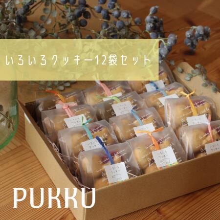 いろいろクッキー(クッキー７種類入り)12袋セット シフォンのお店PUKKU 奈良県 奈良市 なら 16-004