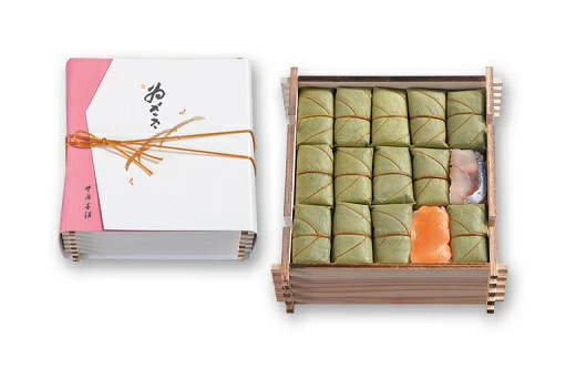 柿の葉寿司 さば・さけ 30個入【二段詰】株式会社中谷本舗 ゐざさ 名物 郷土料理 伝統食 寿司 鯖 鮭 柿の葉ずし 和食 特産品 グルメ 贈り物 ギフト お取り寄せ 特選 美味しい 人気 名産 奈良市 奈良県 敬老の日 ハロウィン クリスマス バレンタイン 正月 奈良県 奈良市 なら 18-027