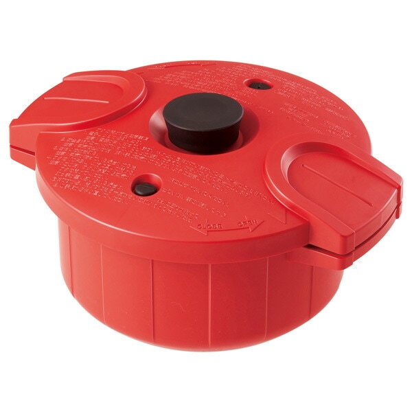 電子レンジ圧力鍋【極み味】レッド 23956-4-MWP1-red スケーター株式会社 奈良県 奈良市 なら 21-005