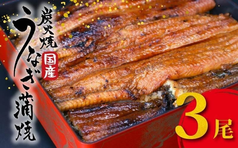 国産 うなぎの蒲焼 3尾 1尾約180g たれ付き 鰻 うなぎ 丑の日 魚 魚介 海鮮 肉厚 ジューシー かば焼き 蒲焼き うな重 ひつまぶし うな丼 どんぶり ごはん お米 年末年始 お取り寄せ ギフト プレゼント 贈り物 ご褒美 奈良県 奈良市 まるいち活鰻 40-016