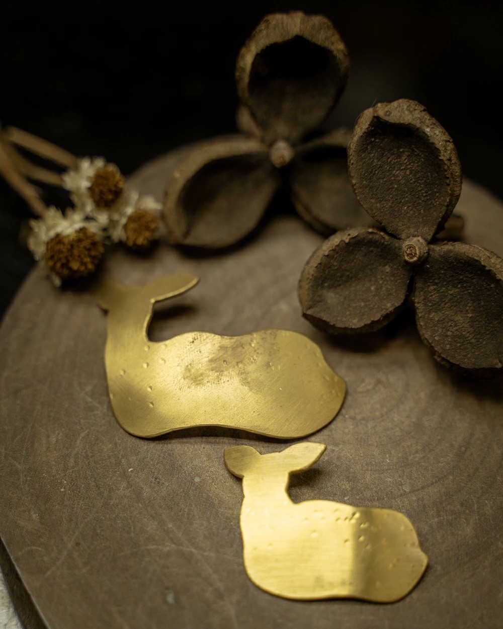 万喜彫金工房 体験チケット（シカの箸置き）2名様分 合同会社工藝舎 奈良県 奈良市 なら 55-011