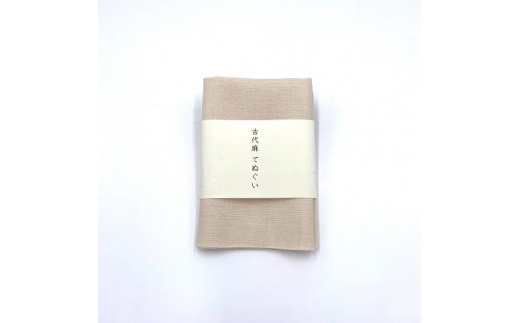 古代麻 てぬぐい 生成 岡井麻布 奈良県 奈良市 なら 7-006