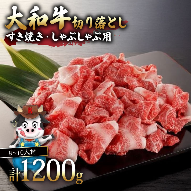 H-113 大和牛 すき焼き・しゃぶしゃぶ用切り落とし 1.2kg 肉の河内屋
