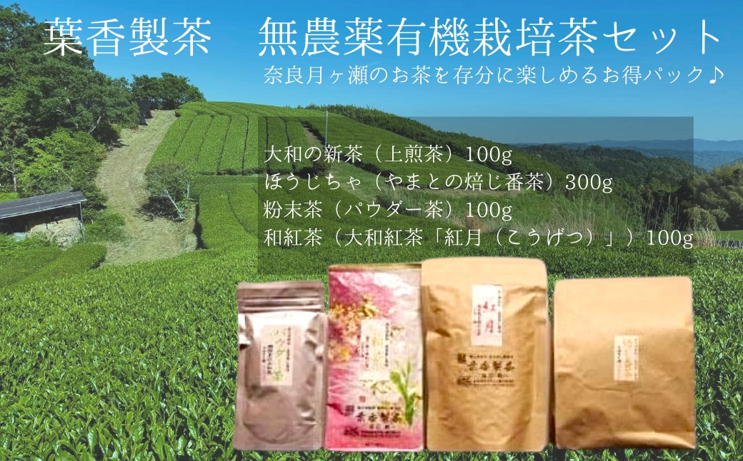 I-34 葉香製茶 無農薬有機栽培茶セット