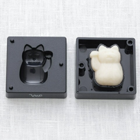 【手作り和菓子シリーズ】●練りきり型（へら付）：猫シリーズ● プラスチック製 和菓子 調理 料理 製菓 キッチン 調理器具 和菓子 お菓子 抜き型 押し型 型抜き ねりきり 押し寿司 千葉真知子先生監修〈スケーター株式会社〉 奈良県 奈良市 奈良 なら8-050