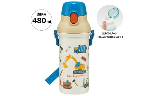 抗菌直飲プラボトル 480ml