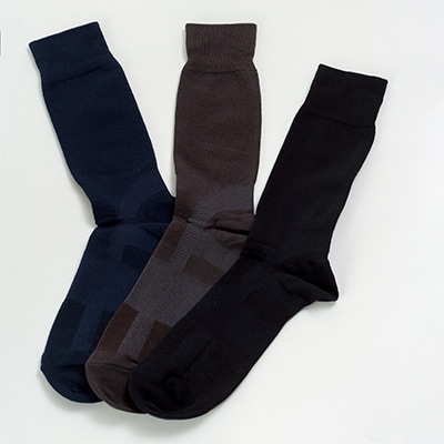 デキる男の靴下3足セット(25-27cm)