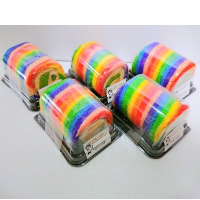 まる兄きっちん。のレインボーロールケーキ『からふるん』5本セット　奈良県大和高田市【配送不可地域：離島】