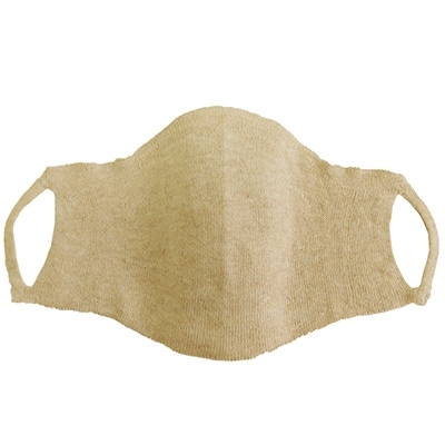 日本製 オーガニックコットン 無縫製 保湿 マスク 3枚セット ナチュラル【4046-7241】