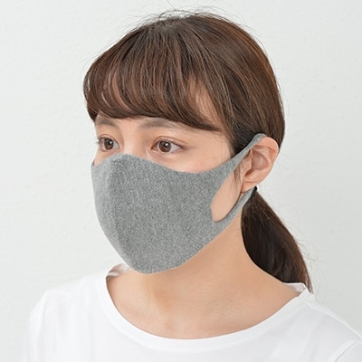 備長炭+オーガニックコットン マスク　3D＆Ag(L)2枚　【4370-7513-02 パット無し】