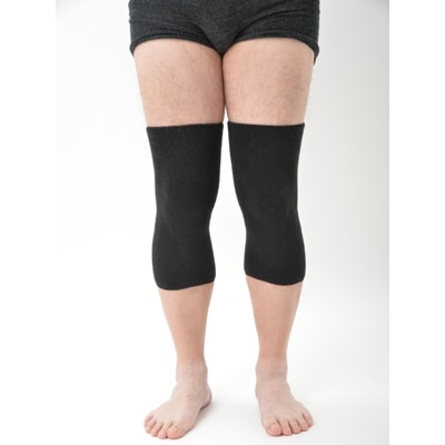 日本製 横のび マルチウォーマー(ショート) あったか ブラック (581-3356)