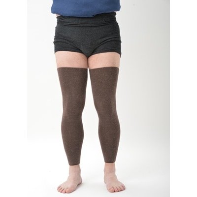 日本製 横のび マルチウォーマー (ロング) あったか ブラウン (582-3363)