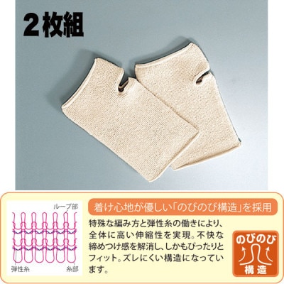 日本製 ゲルマ 手首サポーター ベージュ (243-2577)