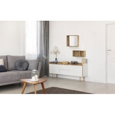 「V-TISS LIGHT」ミラーM　ブラックウォールナット【配送不可地域：離島】