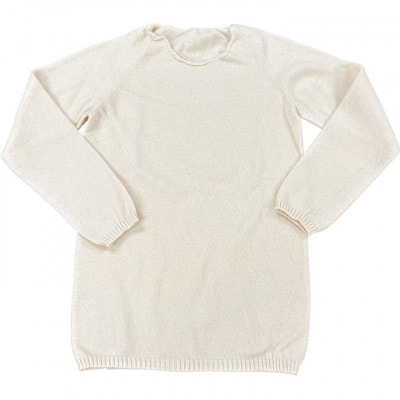 日本製 オーガニックコットン インナーウェア 腹巻パンツ 上下セット 生成 (883-615)