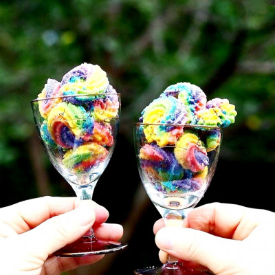 まる兄きっちん。のレインボークッキー12個セット