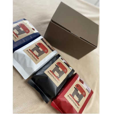 【毎月定期便】Natural Coffee Roastersのコーヒー豆　4種セット全6回
