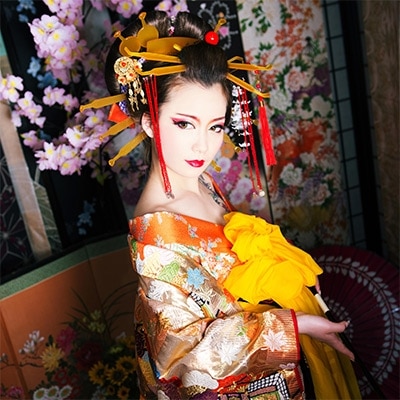 本格古典風花魁体験+フォトアルバム(1名様分)