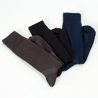 デキる男の靴下3足セット(25-27cm)